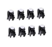 TOYANDONA 10 Pièces Support de Poteau de Golf Noir en PP Pince Clip pour Putter, Organiseur Sécurisé à Fixer sur Paquet pour Accessoires de Golf