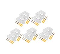 TOYANDONA 10 Pièces Support Mural pour Ventilateur Lot Vis Support Robuste Antirouille pour Ventilateurs Oscillants Montage Facile pour Usage Intensif Intérieur et Extérieur