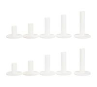 TOYANDONA 10 Pièces Tee de Golf en Caoutchouc Blanc pour Tapis de Practice, 35 à 80