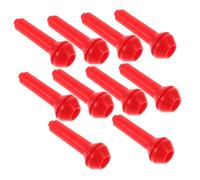 TOYANDONA 10 Pièces Tétine Alimentation pour Agneaux Accessoire Rouge pour Petits Animaux Outil Élevage Flexible et Hygiénique pour Jeunes Ruminants
