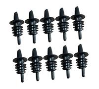 TOYANDONA 10 pièces Verseurs de Bouteilles Plastique PVC Bouchons Étanches pour Vin Soda et Huile Becs Verseurs Pratiques et Faciles à Nettoyer pour Bar et Cocktails