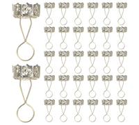 TOYANDONA 100 Capuchons Ronds dorés de 1 cm pour décorations de Noël | Embout de rechange en métal pour boules de Noël rondes, compatible avec la plupart des décorations. Idéal pour les loisirs
