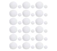 TOYANDONA 100 Fausses Boules de Neige décoratives, Boules de Neige | Boules de neige artificielles pour bataille de boules de neige, jeux de lancer d'intérieur pour enfants, décorations de
