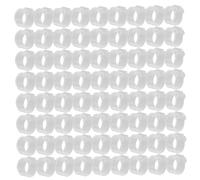 TOYANDONA 100 pièces Anneaux Identification Pigeon Bagues Cuisse Volaille Faciles à Poser pour Oiseaux Exotiques et Petits Volatiles