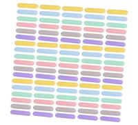 TOYANDONA 100 Pièces Boules Plastique à Rayures Colorées pour Aire de Jeu Garçon Fille Balle pour Développer Motricité et Coordination de Piscine et Tente Anniversaire et Fêtes