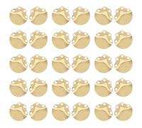 TOYANDONA 100 Pièces D’écailles en Acier Inoxydable Doré pour Armure Médiévale, Matériau Flexible et Résistant, pour Cosplay, Représentations Historiques et Costumes Renaissance