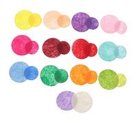 TOYANDONA 100 Pièces Feuilles de Feutrine Colorées pour Ornement en Feutre, Matériau Doux et Facile à Utiliser, pour Patchwork et Décoration de Sapin de Noël Plusieurs styles