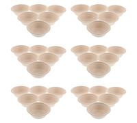 TOYANDONA 100 Pièces Gamelles Jetables pour Animaux Anti-débordement Bol Portable pour Eau et Nourriture Adapté Chiens et Chats Déplacement