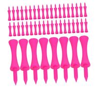 TOYANDONA 100 pièces Golf Tees Incassables Plastique pour Entraînement et Simulateur Accessoires et Réutilisables pour Adultes et Garçon Fille