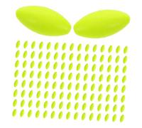 TOYANDONA 100 Pièces High Visibility Foam Floats for Coarse Fishing Round Bobbers Easy Installation