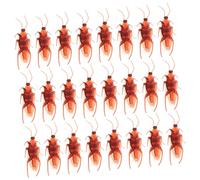 TOYANDONA 100 pièces Jouets Farce Réalistes Plastique Réutilisables pour Blagues et Halloween Accessoires et Stables Matériau Solide