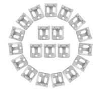 TOYANDONA 100 pièces Kit de Clips à Ressort Métalliques pour Réparation Canapé Accessoires de Quincaillerie pour Siège et Ressorts Arrière Durables pour Ameublement