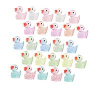 TOYANDONA 100 Pièces Miniature Glow in The Figurines Resin Small Animal Figures for Dollhouse Micro Garden Aquarium and Home Decor