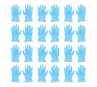 TOYANDONA 100 Pièces Moufles Main en Nitrile sans Poudre