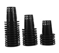 TOYANDONA 100 Pièces Pots de Culture Plastique Réutilisables pour Plantes Aquatiques et Jardinières Paniers Hydroponiques Robustes pour Légumes Fleurs et Fruits Résistants et Perméables