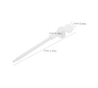 TOYANDONA 100 Pièces Windmill Parts Thickened Rods for Pinwheel DIY Projects Handheld Windmill Accessories for Outdoor Activities Schools and Team Building
