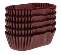 TOYANDONA 1000 pièces Caissettes Ovales Papier pour Gâteau Résistantes Chaleur Huile pour Muffins et Cupcakes Doublures Jetables pour Pâtisserie et Présentation Festive