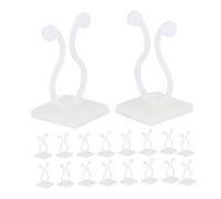 TOYANDONA 100pièces Clip De Plante Auto-adhésif pour Fixation Murale Support pour Plantes Grimpantes Intérieur Et Extérieur Clip pour Vigne Et Jardinière