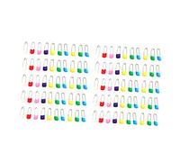 TOYANDONA 100pièces Épingles de Sûreté pour Garçon Fille Acier avec Bavoir Lot de Épingles de Sécurité pour Couches et Garçon Fille Pratiques et Sûres