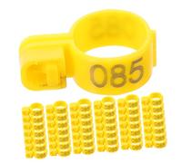 TOYANDONA 100pièces Étiquettes pour Pattes De Poulet Bagues Identification pour Volailles Lot de Accessoires pour Poules Canards Et