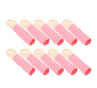TOYANDONA 10pcs Poignée de Rechange en Plastique Ergonomique pour Balai Intérieur et Pelle à Poussière, Design Confortable, Style Simple, Accessoire de Nettoyage Rose