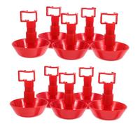 TOYANDONA 10pièces Abreuvoir Automatique pour Volaille Distributeur Eau pour Pigeons Poules Et Canards Système De Nourriture pour Oiseaux pour Élever des Chicks