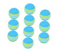 TOYANDONA 10pièces Balles De Golf Indoor Colorées Eva pour Entraînement Et Jeux avec Animaux Domestiques Jouets pour Chiens Et Chats Pratiquez Le Golf à Intérieur
