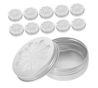 TOYANDONA 10pièces Boîtes Porte-parfums pour Dressage De Chiens Kit Entraînement Au Flair Étuis Aluminium pour Stimuler Sens des Animaux