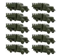 TOYANDONA 10pièces Camions Jouets Garçon Fille Modèle Simulation Plastique Et Sécurisé Moyenne Facile à Saisir Favorisant Coordination Main-œil Et Développement Intellectuel