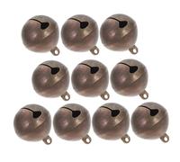 TOYANDONA 10pièces Cloches Cuivre Pour Loisirs Créatifs Cloches De Noël à Suspendre Décoratives Pour Sapin De Noël Bricolage Colliers Pour Animaux