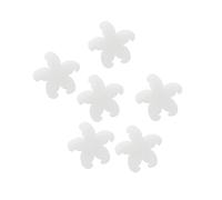 TOYANDONA 10pièces Éponge Filtrante Pour Piscine Absorbante Huile Forme De Fleur Multi-usages Pour Cosmétiques De Piscine Blanc Lot