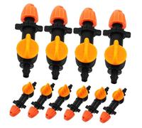 TOYANDONA 10pièces Goutteurs Ponctuels Irrigation Goutte à Goutte avec De Brumisation Et Soupape Échappement pour Système Agricole Compatible avec Tuyaux