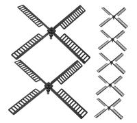 TOYANDONA 10pièces Pales Éolienne Plastique pour Jardin Détachées pour Moulin à Vent Accessoires pour Éoliennes
