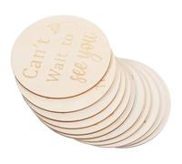 TOYANDONA 11pièces Disques Bois Mensuels De Grossesse De Cartes Milestone Double Face Pour Suivi Hebdomadaire Des Progrès Accessoires Photo Adorables Et Décoratifs