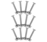 TOYANDONA 12 Ensembles Vis et Écrous pour Table de Football Métal Accessoires de Remplacement Robustes pour Réparation et Entretien Facile Visserie Polyvalente pour Bricolage et Mobilier