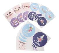 TOYANDONA 12 pièces Autocollants Garçon Fille Mensuels Non Adhésifs Décor Photo pour Mois par Mois Cadeau Naissance Garçon Fille