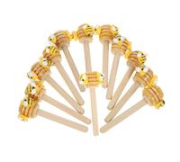 TOYANDONA 12 pièces Bâtons Miel Décoratifs avec Abeille et Pot de Miel Ornement de Table pour Fête Bee Day Décoration Tiered Tray Style Festival Printemps-