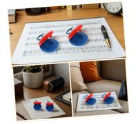 TOYANDONA 12 pièces Bois Colorées pour Garçon Fille Instruments de Percussion Orff Ergonomiques Jouets Musicaux pour Apprentissage du Rythme et Coordination Main Œil