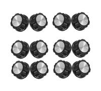 TOYANDONA 12 Pièces Boutons Commutateurs de Cuisson Plastique Antidérapants pour Four Friteuse Micro-ondes Cuisinière et Chauffage Résistance Haute Température Demi-cylindrique Remplacement