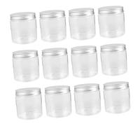 TOYANDONA 12 Pièces Cereal And Tea Kitchen Food Containers With Lids Transparent Plastic Storage Bottles And Organizer Set
