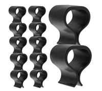 TOYANDONA 12 pièces Clips de Meubles Rotin pour Patio Fixateurs pour Chaises de Jardin Pinces de Serrage pour Canapés Extérieurs Installation sans Outils Maintien Antivol et Antidérapant