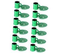 TOYANDONA 12 Pièces Colliers à Perles avec Breloques Coupe Verte pour Saint Patrick Décoration Suspendue pour Fête et Costume Accessoire Léger et Confortable
