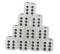 TOYANDONA 12 pièces Dés Noctiluques Jeu de Société Accessoires Ludiques pour Fêtes et Mathématiques