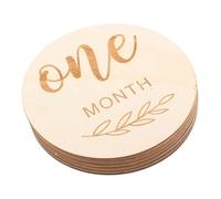 TOYANDONA 12 pièces Disques de Jalons Mensuels pour Ensemble de Cartes Gravées Double Face pour Séances Photo Accessoires Photo Genre pour et