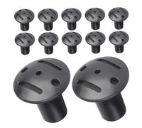 TOYANDONA 12 Pièces Embouts de Protection pour Piquets de Tente Caps Durables et Réutilisables et Portables pour Camping Randonnée et Activités Extérieures