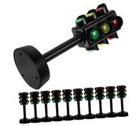 TOYANDONA 12 pièces Feu de Signalisation Modèle pour Éducation Précoce Décoration Réaliste et Compacte Jeu de Rôle Sécurité Routière Garçon Fille