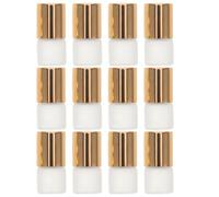 TOYANDONA 12 Pièces Flacon Roll-on Rechargeable 1ml en Verre et Pp, Design Fin et Compact Vue Claire du Liquide, Usage Quotidien et Facile à Glisser une Trousse de Maquillage
