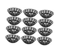 TOYANDONA 12 Pièces Joint De Maille du Filtre à Eau Écrans De Drainage De Pot De Bonsaï Tapis De Fond Bonsaï Usine Accessoires De Pot De Fleurs Trou Black PP