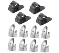 TOYANDONA 12 pièces Médiators de Guitare Plectres de Pouce et Doigt Celluloïd pour Guitare Folk et Ukulélé Accessoires Pratiques pour Musiciens