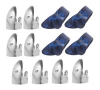 TOYANDONA 12 Pièces médiators pour guitare acoustique tuner diapositive de guitare lap steel basse kit d'accessoires pour médiator électrique Celluloïd Blue